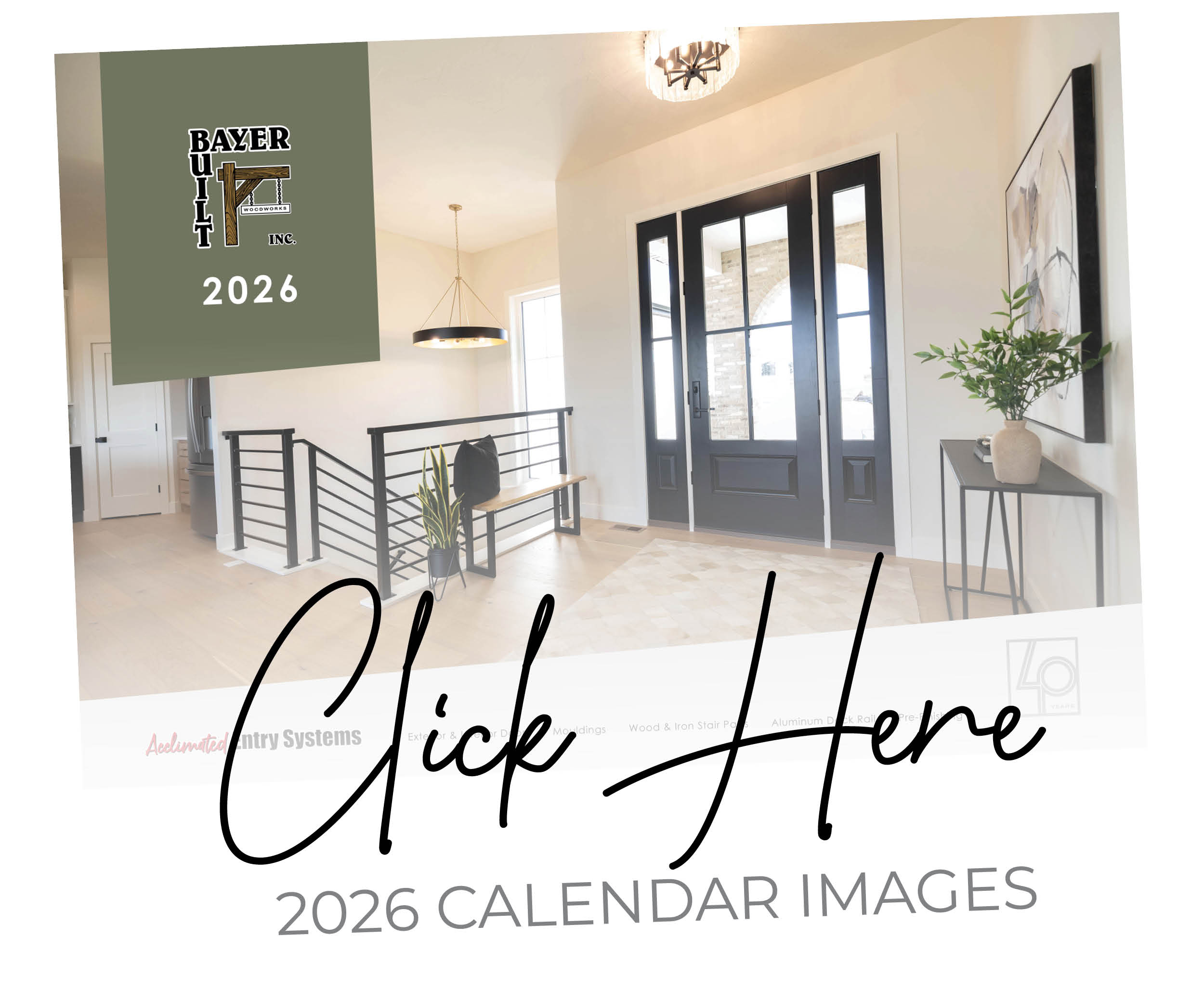 2025 Calendar | Bayer Built Woodworks